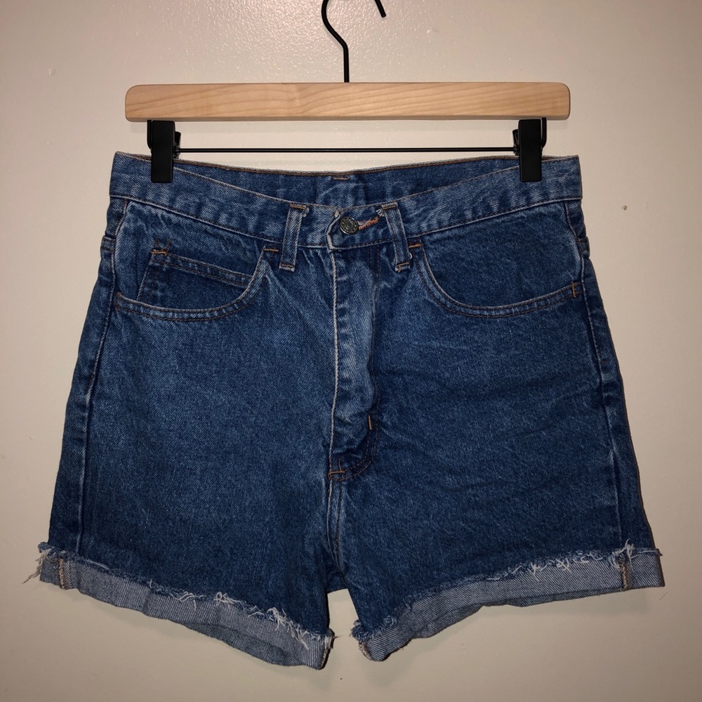 Vintage High Waist Jean Shorts